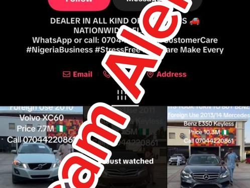 Nigeria Customs Alerts Nigerians On Fake Vehicle Auction