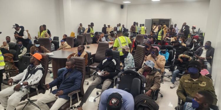 66 More Nigerians Stranded In South Africa Evacuated To Lagos.